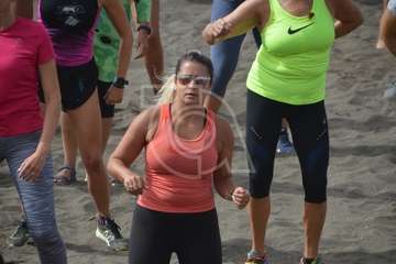Clases magistrales de Zumba y Body Combat en Melenara (Foto TA)